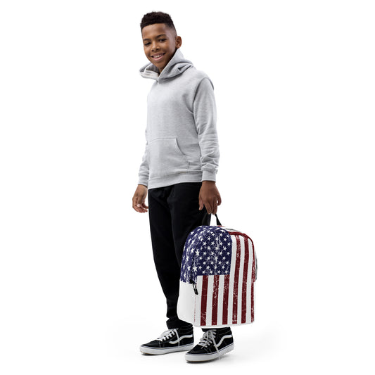 USA Flag Backpack - Minimalist