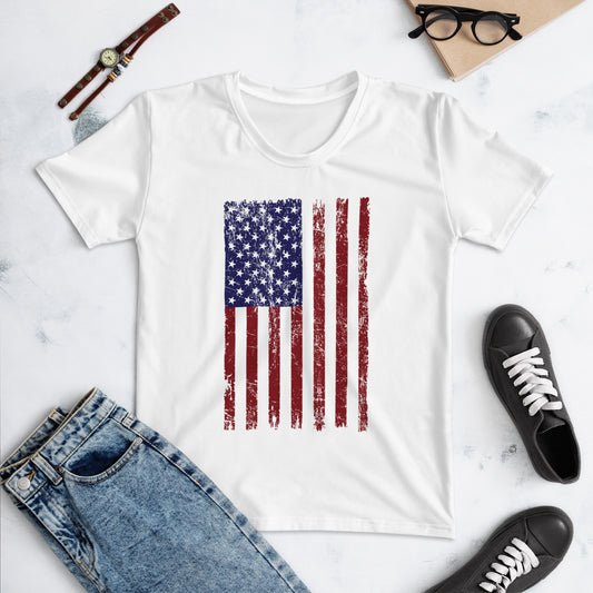 Women's T-shirt - USA Flag