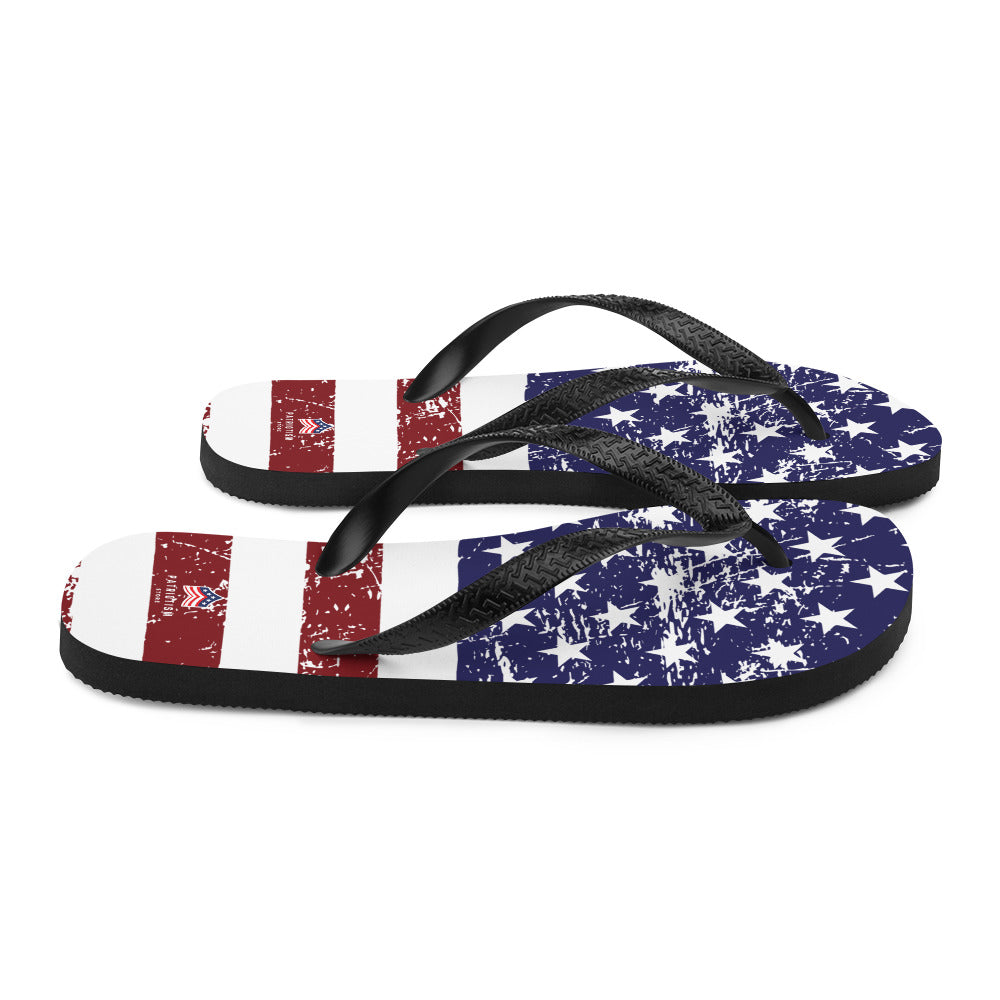 USA Flag Flip-Flops