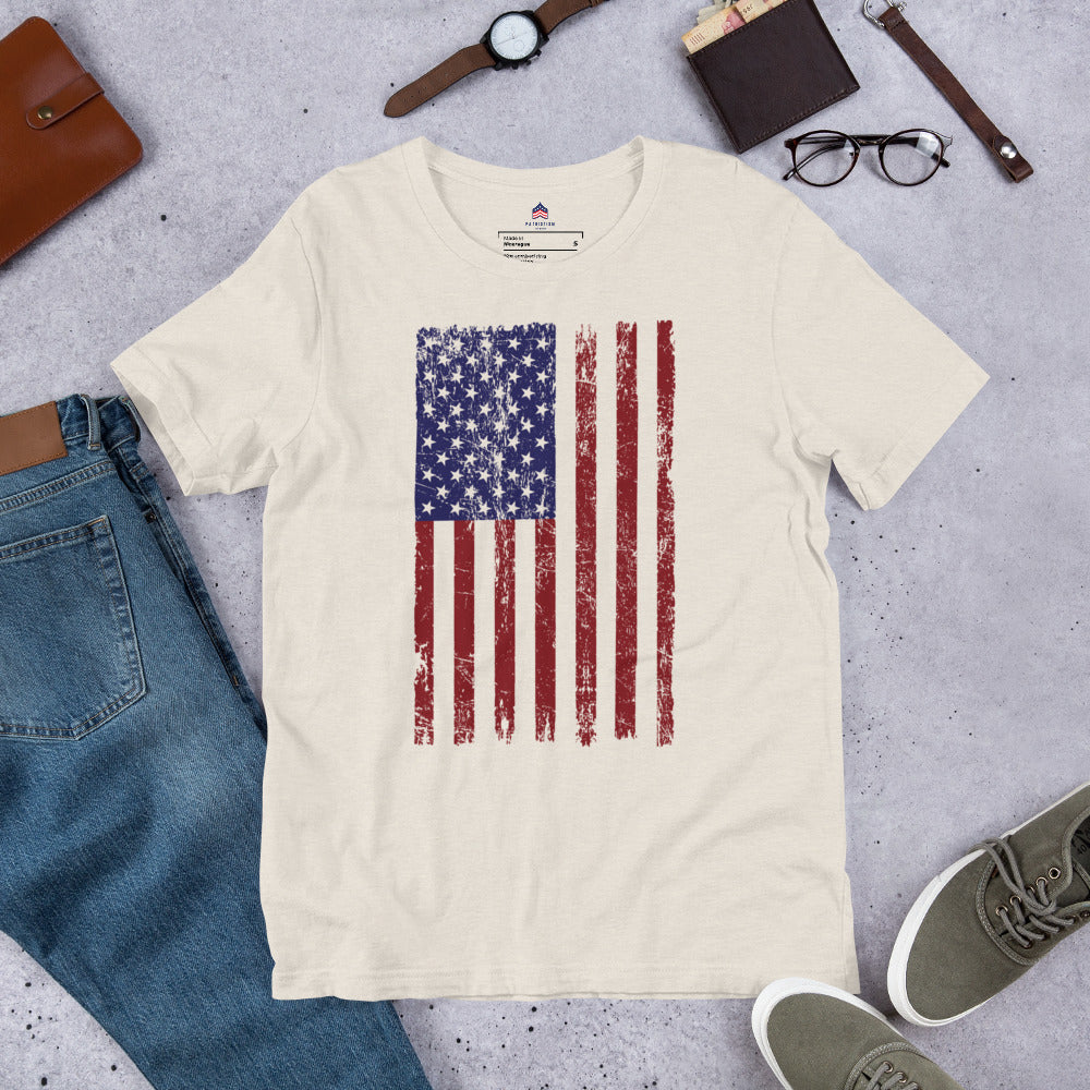 USA Flag Light T-Shirt