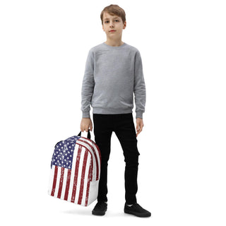 USA Flag Backpack - Minimalist