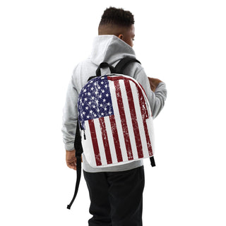 USA Flag Backpack - Minimalist