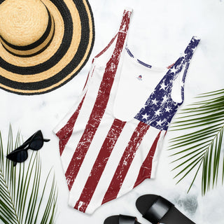 One-Piece USA Flag Swimsuit