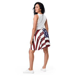 USA Flag Skater Skirt