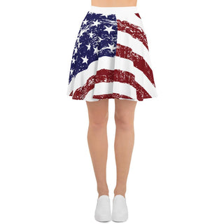 USA Flag Skater Skirt