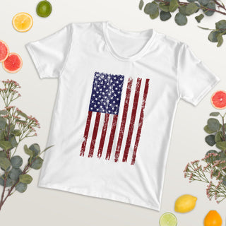 Women's T-shirt - USA Flag