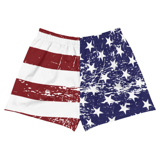 Women’s Athletic USA Flag Shorts