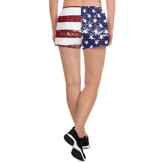 Women’s Athletic USA Flag Shorts