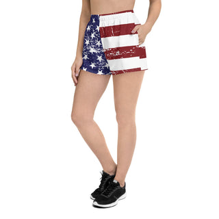 Women’s Athletic USA Flag Shorts