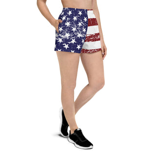 Women’s Athletic USA Flag Shorts