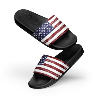 Men's USA Flag Slides