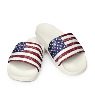 Men's USA Flag Slides