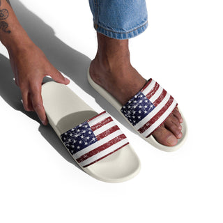 Men's USA Flag Slides