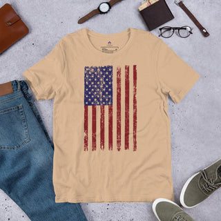 USA Flag Light T-Shirt